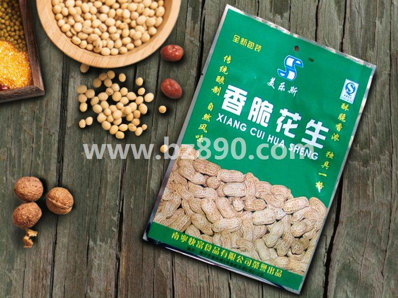 The manufacturer printed and customized local specialty peanuts, cold fruits, dried plum, outer packaging plastic bag, color printing logo
